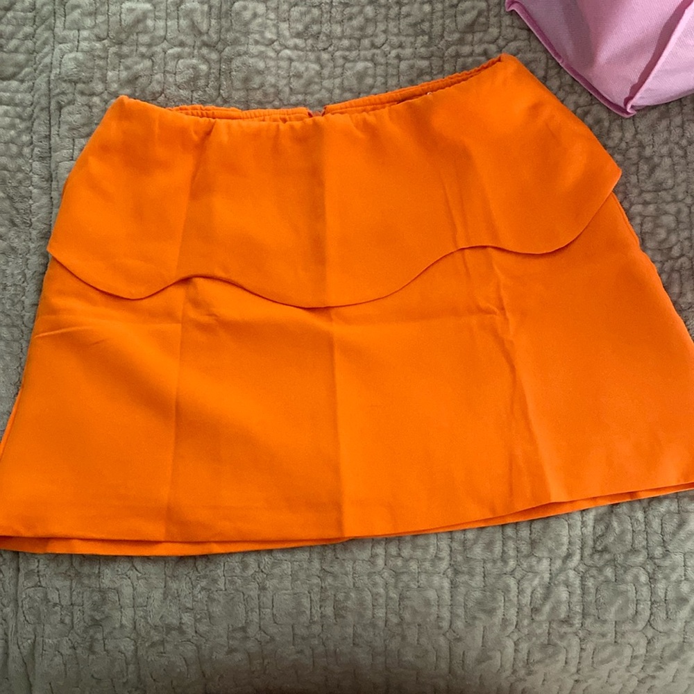 Brazilian Clothing - Wave Orange Skirt
